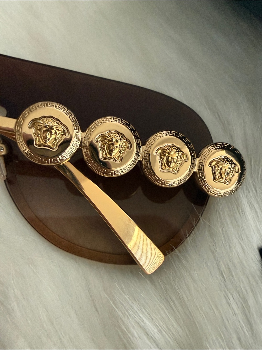 Versace Gold Sunglasses - Picture 5 of 10